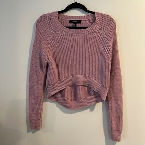 Forever 21 Lilac Crew Neck Sweater